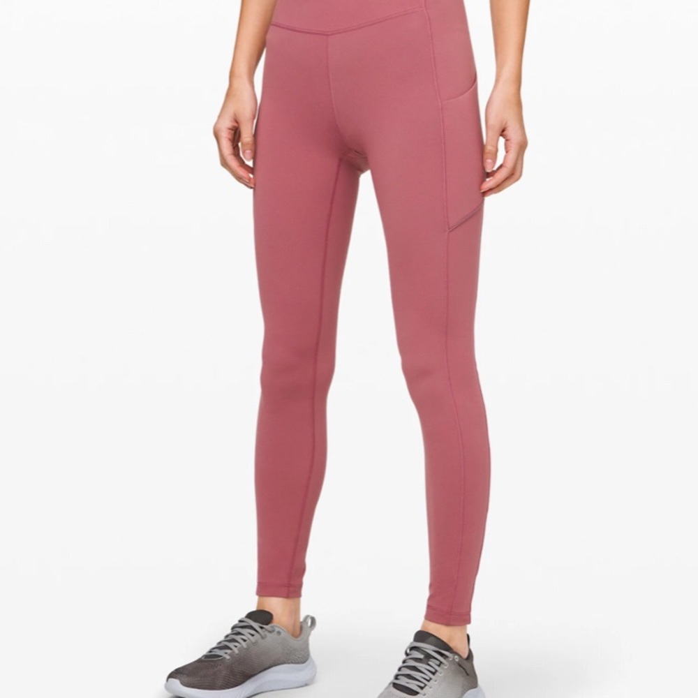 NWT Apana Lux Fem Rosa Yoga Leggings